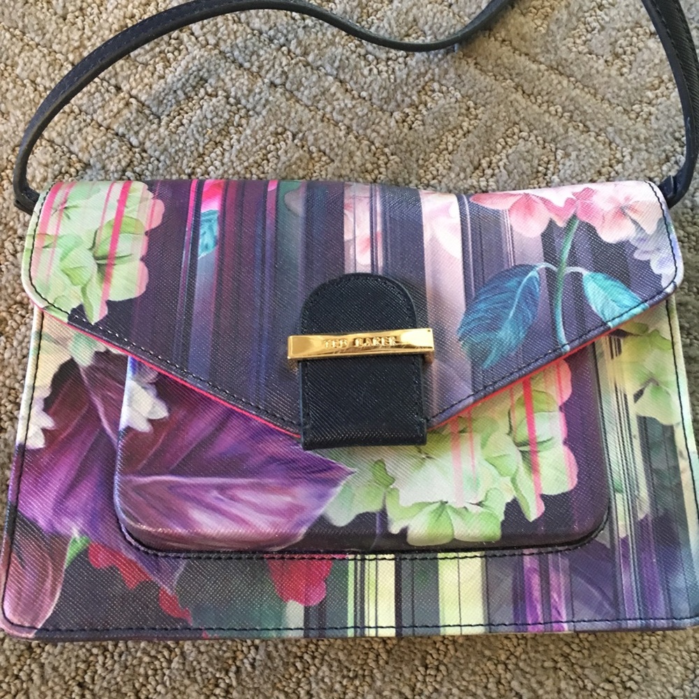 Gorgeous new Ted Baker floral cross body bag